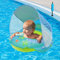 Baby Schwimmring, Baby Schwimmring mit mit Sonnendach Abnehmbarem UPF50+ Sonnenschutz Baldachin & Spielzeug Spielkonsole, Floating Ring, Aufblasbare Swim Float Schwimmreifen, Kleinkind Schwimmen Float