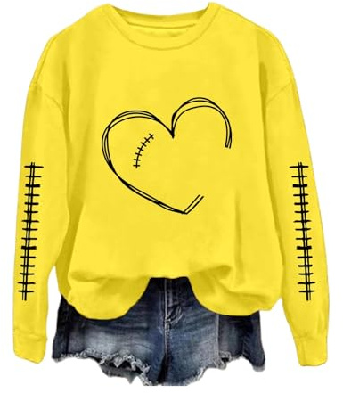 Generisch 2025 Sudadera de mujer con cuello redondo estampado de forro polar, suéter informal de manga larga, suave, cálida, cómoda, para uso diario, conjunto de punto deportivo