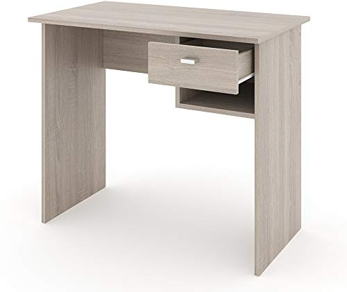 Vicco Schreibtisch Colin, Sonoma, 90 x 50 cm, geeignet für PC-Arbeitsplätze und platzsparende Raumlösungen