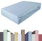 EDDA LUX Spannbettlaken für 20-40 cm hohe Matratzen, 90 x 200-220 bis 100 x 200-220 cm, Öko-Tex, Baumwolle m. 5% Elasthan, Premium Spannbetttuch für Boxspringbett, in Nordic Blue