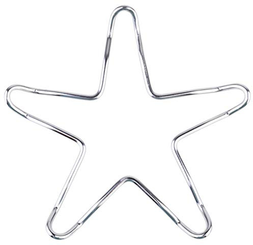 Cabilock Gasherd Aufsatz Stern Wok Ring Gasherdkreuz Edelstahl Gas Kreuz Topfträger Gaskocher Gitter Aufsatzring für Espressokocher Kaffeekocher Backofen Küche
