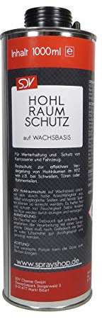 SDV Chemie Hohlraumschutz 1x 1 Liter Hohlraum Versiegelung 1L 1000ml KFZ Auto Hohlraumwachs Rostschutz