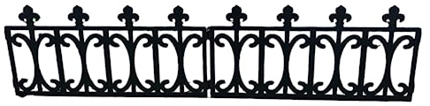 Indoor Outdoor Garden Picket Fence Panels Victorian Tudor Edwardian Geometric Outdoor Fencing (Tudor)