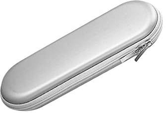 OSALADI Stylus Pen Aufbewahrungshülle Für Pencil Tragbarer Stifthalter Mit Abnehmbarer Polsterung Und Netzfach Für Zubehör Kompatibel Mit Touchscreen-geräten Farbe Weiß