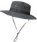 TOP-EX Sonnenhut mit breiter Krempe, Unisex, LSF 50, wasserdicht, verstellbar, atmungsaktiv, für Outdoor-Abenteuer, Wandern, Angeln, Safari, leicht verstaubar DunkelGrau M/L