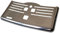 Abtropfgitter, Abtropffläche für Kaffeemaschinen, Kompatibel mit Saeco Philips CP0223 421944037711 PicoBaristo Incanto