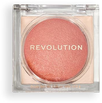 Revolution, Beam Bright Blush, Gesichtspuder-Rouge, Einfach zu Verblenden & Aufbaubar, Leuchtende Wangen, Vegan & Ohne Tierversuche, Peach Pop