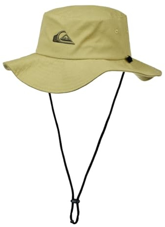 Quiksilver Bushmaster solskydd för män, hinkhatt med slappt visir