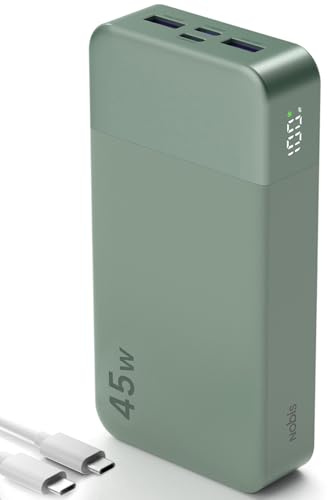 NOBIS Power Bank 45W Batería Externa Carga Rápida 20000mAh