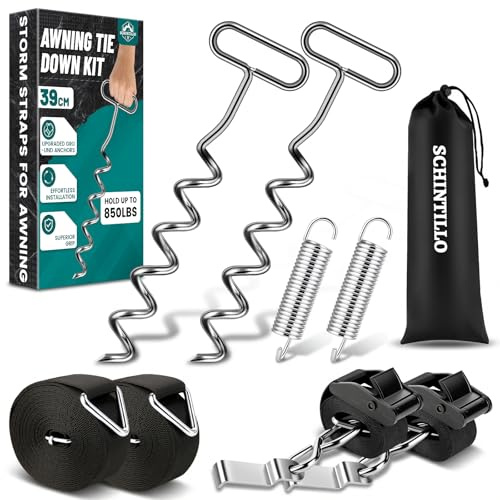 Kit D'arrimage pour Auvent, Sangles Anti-tempête pour Thule Omnistor