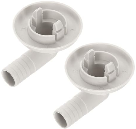 uxcell Air Conditioner Drain Hose Connector Elbow Fitting for Mini-Split Units and Window AC Unit 30mm 2Pcs