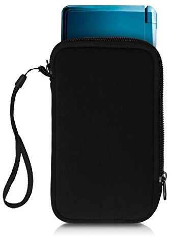 kwmobile Tasche kompatibel mit Nintendo 3DS XL - Handheld Spielekonsole Neopren Hülle in Schwarz