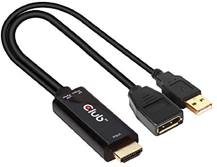 Club3D CAC-1331 - Adattatore attivo da HDMI a DisplayPort 1.2 4K60Hz M/F