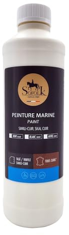 SOFOLK - Peinture Sellerie Nautique : banquettes, bain de soleil (500ml, Ecru)