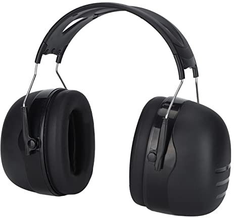 Dpofirs Cache-Oreilles à Réduction de Bruit, 37 DB NRR Protection Auditive Casque Antibruit Casque Anti-Bruit pour Adultes, Hommes, Femmes, Plage de Tir, Tonte, Construction