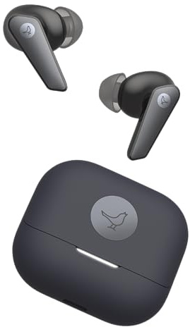 Libratone AIR+ 3 äkta trådlösa in-ear-hörlurar med aktiv brusreducering (Hi-Fi-ljud, 24 timmars batteri, ANC, brusreducering, IP54, Bluetooth 5.2) (svart)