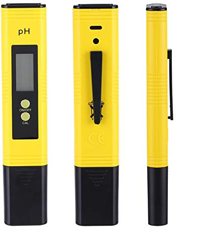 Gigicial Hochpräzises Digitales PH-Messgerät: Tragbarer Prüfstift Für Wasser Und Lebensmittel, PH-Bereich 0–14, Ideal Für Haushalt, Pool, Aquarien, Sauerteig, Fleisch, Käse, Inklusive Batterien.