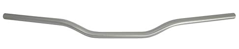 Manubrio Accossato Silver per Yamaha FZ6, Piega Bassa, in alluminio, diametro 22 mm