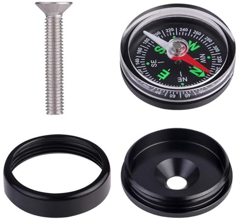 Biké Compass - Bussola per bicicletta, portatile, con manico per bicicletta, multifunzione, bussola antifurto, accessorio per manubrio della bicicletta