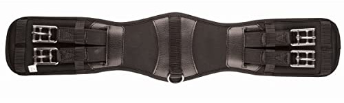Collegiate Memory Foam Dressage Girth, Black, 60cm/24