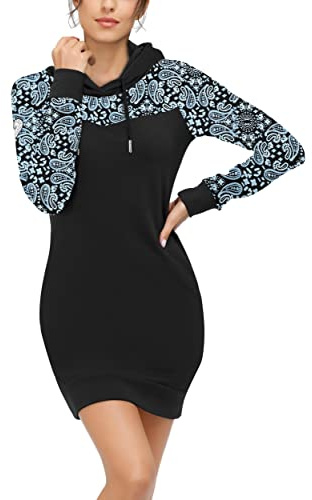 TrendiMax Robe Pull Femme Hiver Col Roulé Robe Longue Femme Manches Longues Hiver Robe Pull Femme Sexy Robe Chic