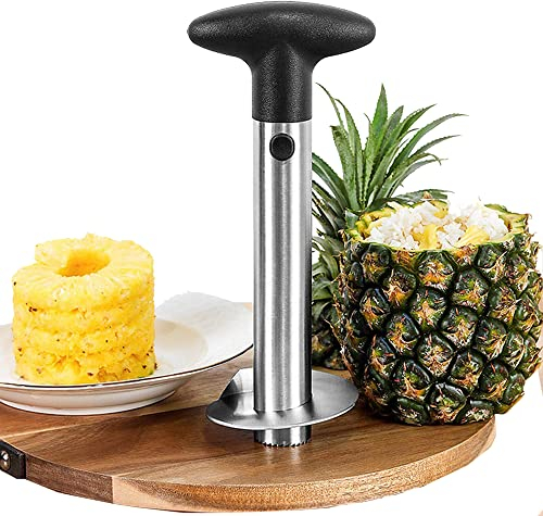 FUYTERY Ananas Acciaio Inox Corer e Affettatrice Cucina Ananas Core Remover Tool