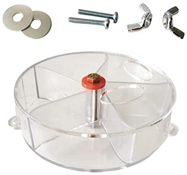PETSOLA Jouets de Recherche de Nourriture pour Perroquets, Roue de Recherche de Nourriture pour Grands Perroquets, Jouets pour Cage, Jouets de Train, Accessoi