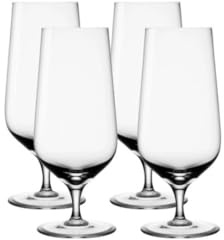 Spiegelau Capri Biergläser 4er Set - Hochwertige Biergläser aus Kristallglas, 400ml, Klar & Spülmaschinenfest