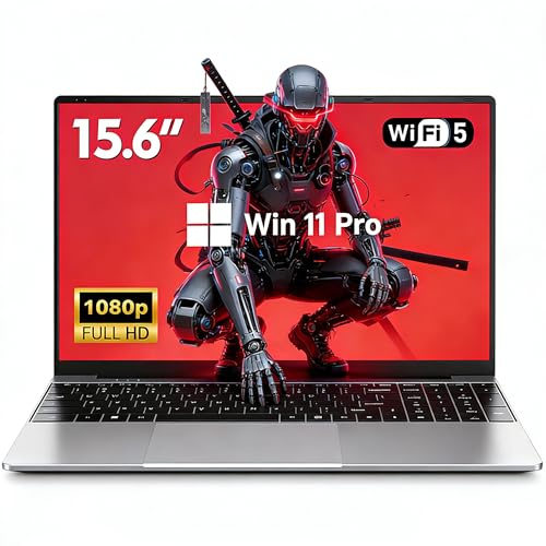 FUNYET 2026 Ordenador Portátil i5-7Y54 Procesador 2 Cores hasta 3,2GHz 15.6 Pulgadas Gaming Laptop 16GB RAM 512GB SSD IPS 1920×1080 Win 11 Pro Portatil con WiFi5, BT5.0, USB3.0, Teclado Retroiluminado