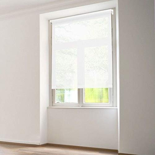TOCADIS Store Enrouleur TAMISANT 11 Couleurs DIFFERENTES Plusieurs Tailles -Top Vente Marque Blanc 90 X 180 CM