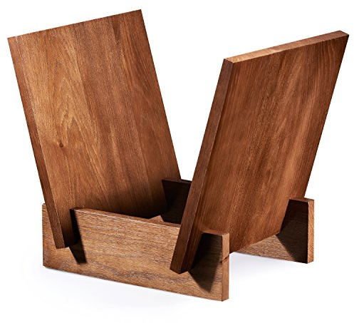 Vinyl Record Storage -Solid Wood With Premium Design - Stores and Displays Up To 40 Albums Of 12 LPs