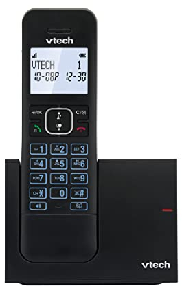 VTech LS1050 DECT Telefon Schnurlos Schnurlostelefon mit Anrufbeantworter, Innovativer Ladestation, Anrufsperre, Anruferkennung/Anklopffunktion, Freisprecheinrichtung, Hintergrundbeleuchtetem Display