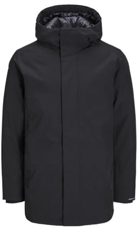 Jack&Jones Plus Parka JJEKEEN PLS pour Homme, Noire, 3XL, Noir, XXXL