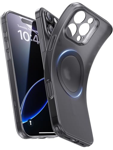 ESR for iPhone 16 Pro Max Case, Compatible with MagSafe, Camera Protection, Shockproof Thin Cover, Resists Yellowing and Scratches, Magnetic Case for iPhone 16 Pro Max, Zero Series, Frosted Black