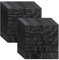 LOPYXBR 30PCS Black Brick Wallpaper 30x30cm/ 12x12inch 3D Brick Effect Wall Panels 5mm Thick DIY Self Adhesive Wall Tiles Black for Living Room Bedroom Bathroom Kitchen Home Decor