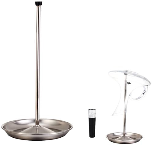 Scola Borracce, Rack Decanter Di Asciugatura, Stabile Supporto Per Decanter Per Vino, Decanter In Acciaio Inox Supporto, Scolabottiglie Per Borracce, Per La Sveglia, Cucina, Tavolo Da Pranzo, Bar