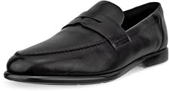 ECCO Men's Verona Classic Penny Loafer, Black, 9-9.5