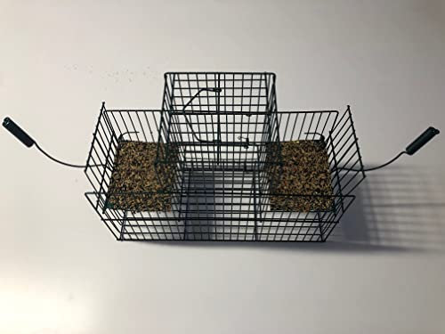 HIPIC Cage piège à bascule Oiseau Vert TRAMPOLINE