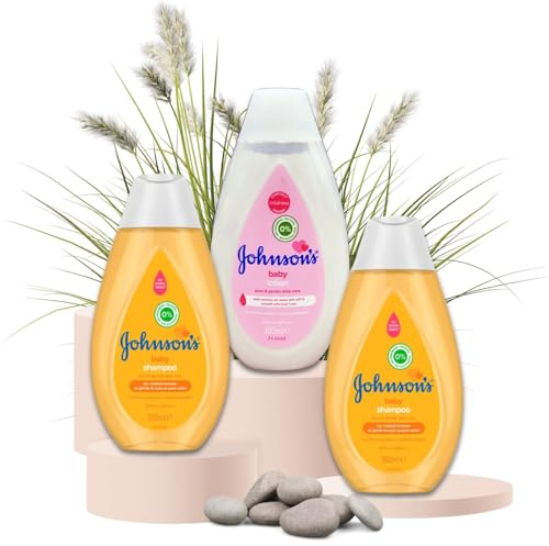 Baby Bath Set | Body Lotion 300ml, 2 piece Shampoo 300ml (600ml in Total) | Gentle Daily Care Bath Bundle for Newborns & Toddlers by Sinta Gifts