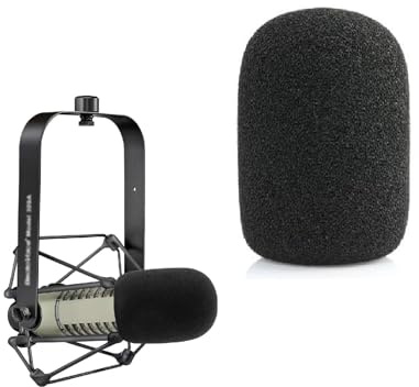 ZHHSUNY Copertura in schiuma per microfono Re20 compatibile con microfono Electro-Voice RE20 RE27 RE320, WS-PL2W, ricambio per microfono EV RE-20 RE-27 RE-320 (2)