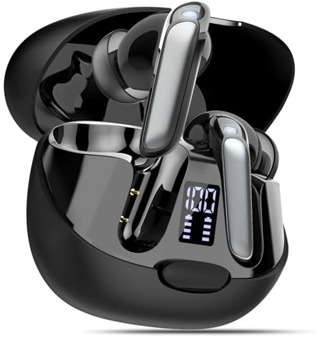 AI Traducteur Vocal Instantané, 48H Ecouteur Traducteur Instantané avec 164 Langues, 5 Modes de Traduction, 3 en 1 Écouteur Traducteur, Buletooth 5.3 Oreillette Traduction Instantanée pour Voyage