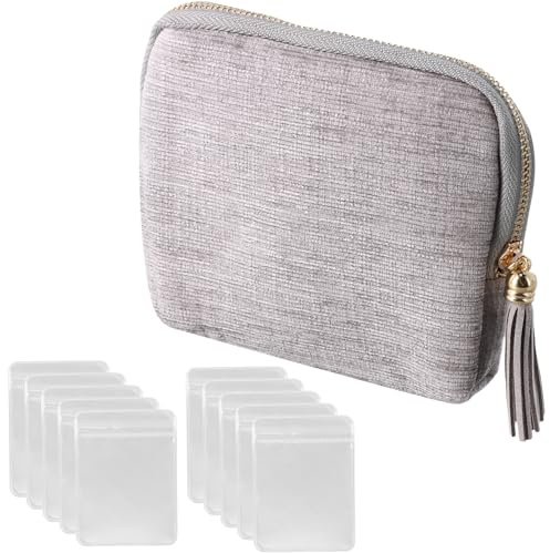 Astralong Portagioie da Viaggio Donna con Frange, Custodia Organizer per Gioielli, Borsa da Trousse Organizzatrice con Cerniera e Nappa, 7 Scomparti per Bracciali, Anelli, Collane, Orologi, Orecchini