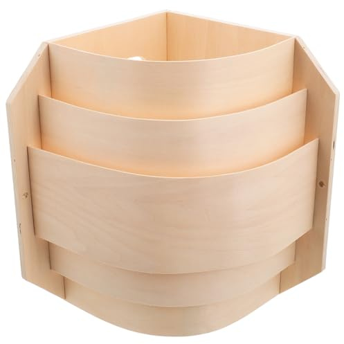 Alasum Paralume per Lampada da Sauna Angolare Leggero e Trasparente, Copri Lampada Resistente per Ambienti Bagno e Relax