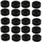 Sourcingmap 20pcs 13mm Dia Plastic Belt Pulley Black for DIY Model