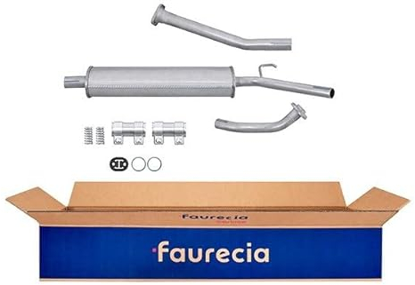 HELLA 8LB 366 021-801 Vorschalldämpfer - Easy2Fit® Kit - vorne - dreiteilig - Set mit Anbauteilen - für u.a. NISSAN MICRA III
