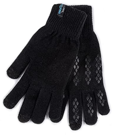 Totes Mens Stretch Knitted SmarTouch Gloves