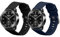kwmobile 2X Sportarmband kompatibel mit Xiaomi Watch S3 Armband - Fitnesstracker Band Set aus TPU Silikon