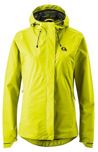 Gonso Damen Save Jacket Essential W Fahrradjacke, Safety Yellow, 52 EU