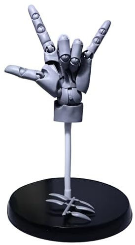 Modello a mano articolato per il disegno, Modello manuale 1: 1 Mannequin sinistro flessibile articolato da 14 pollici PVC Posibile manichino per artisti, pittura, visualizzazione, decorazione della s