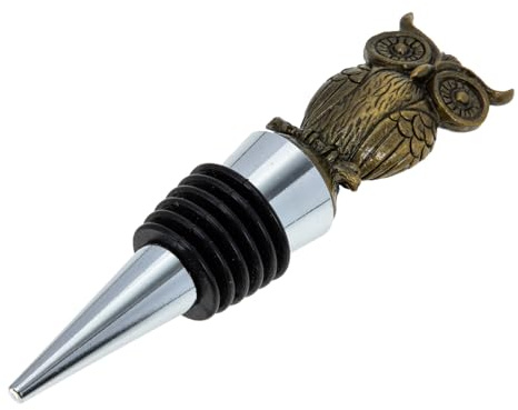 Toyvian Tappo per Bottiglia di Vino a Forma di Animale in Bronzo Anticato Tappo Salva Vino Riutilizzabile Chiusura Ermetica Decorazione per Casa Bar Hotel e Club